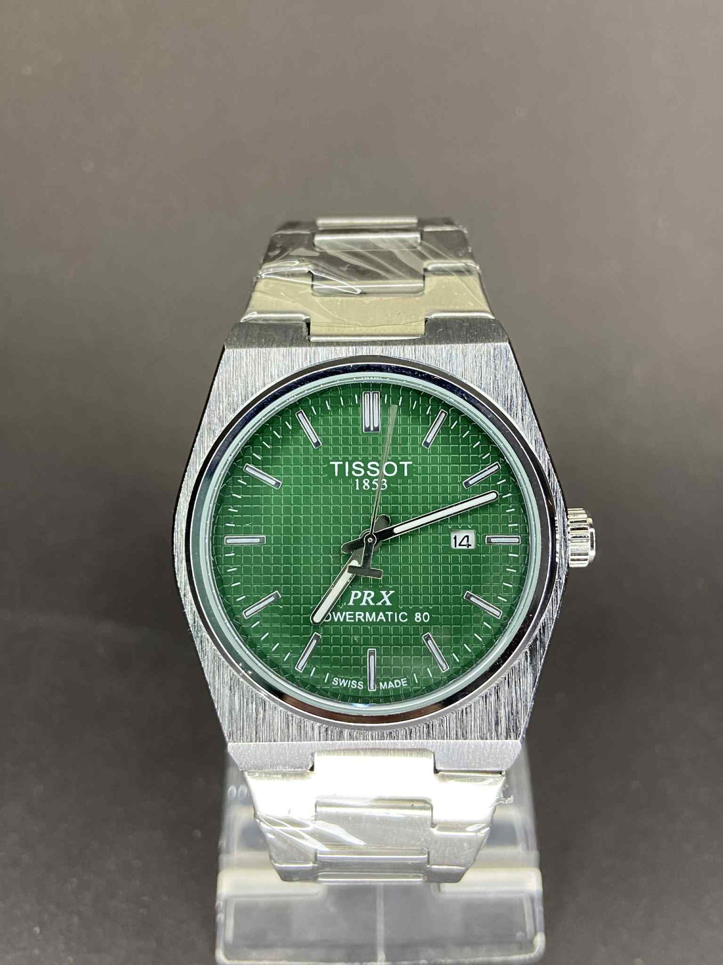 Tissot PRX Powermatic 80 - Green Dial Stainless Steel Watch