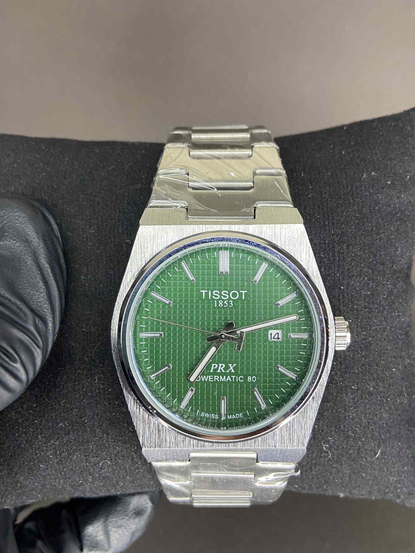 Tissot PRX Powermatic 80 - Green Dial Stainless Steel Watch