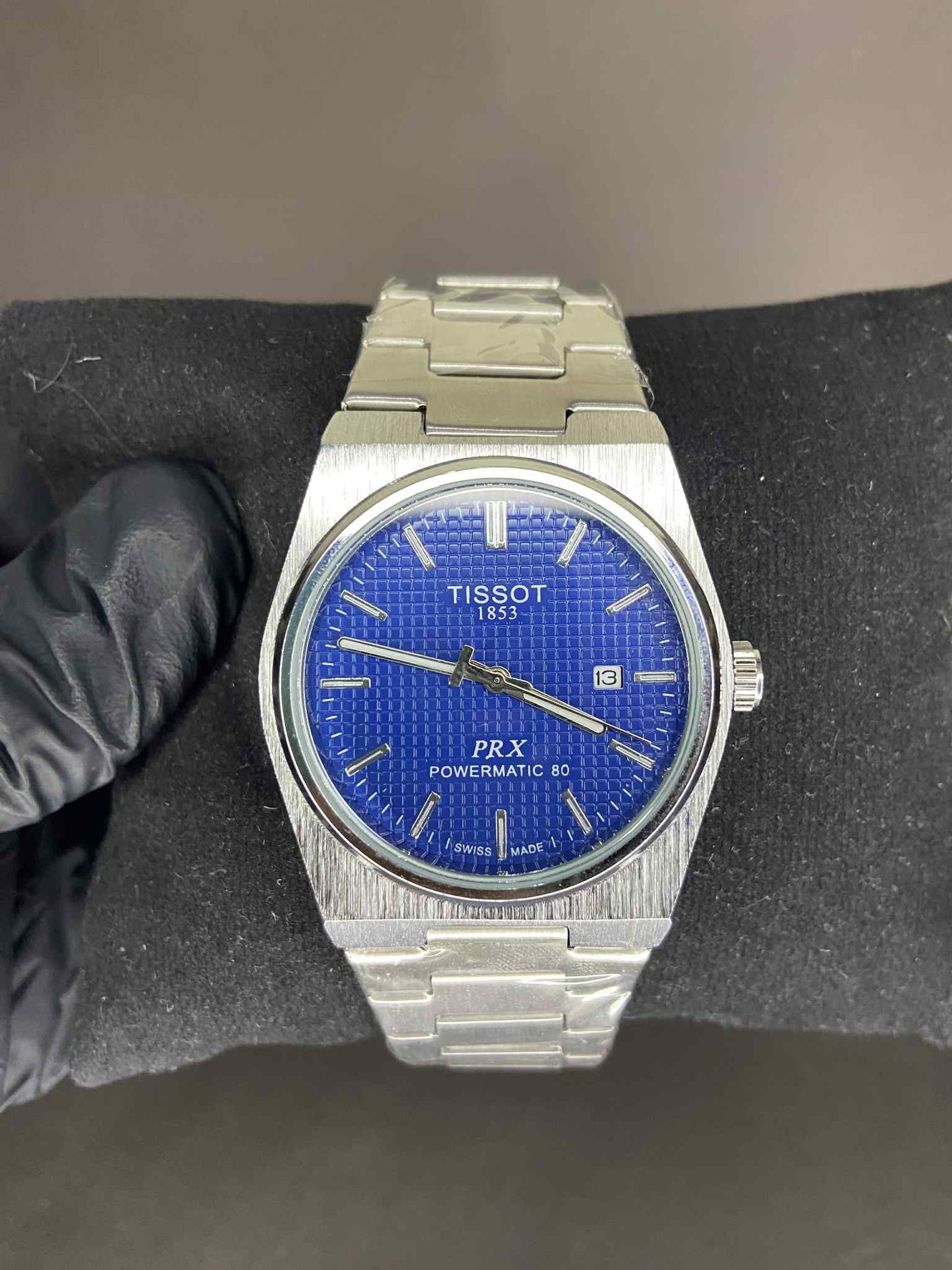 Tissot PRX Powermatic 80 - Blue Dial Stainless Steel Watch