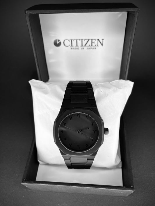 Arabic Black Aura Watch – Stylish, Lightweight and Waterproof