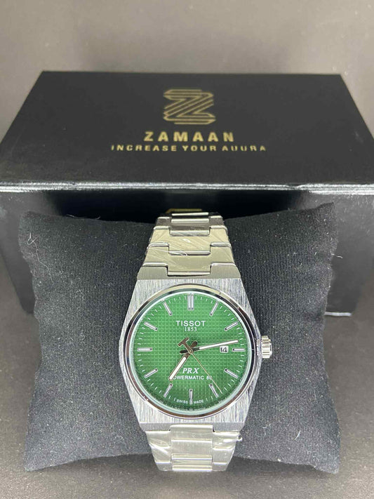 Tissot PRX Powermatic 80 - Green Dial Stainless Steel Watch