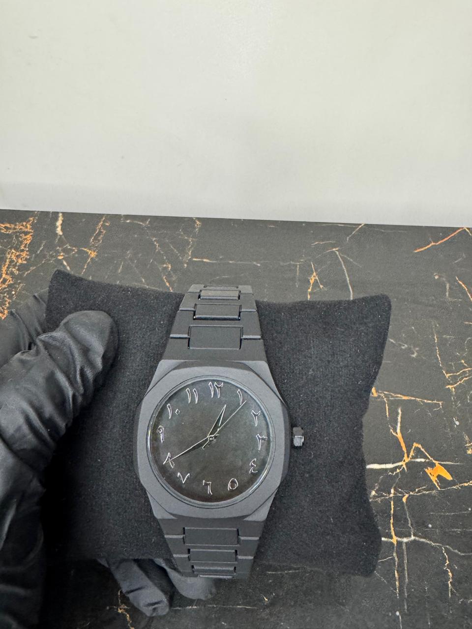 Arabic Black Aura Watch – Stylish, Lightweight and Waterproof