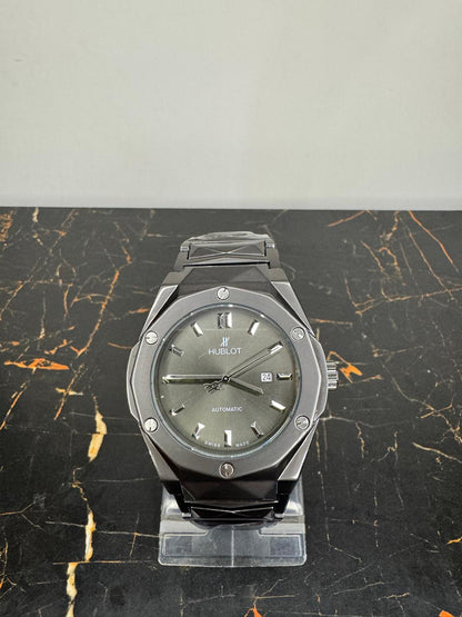 Hublot Classic Fusion Automatic - Grey Dial Grey Tone Bracelet Watch