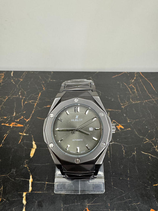 Hublot Classic Fusion Automatic - Grey Dial Grey Tone Bracelet Watch