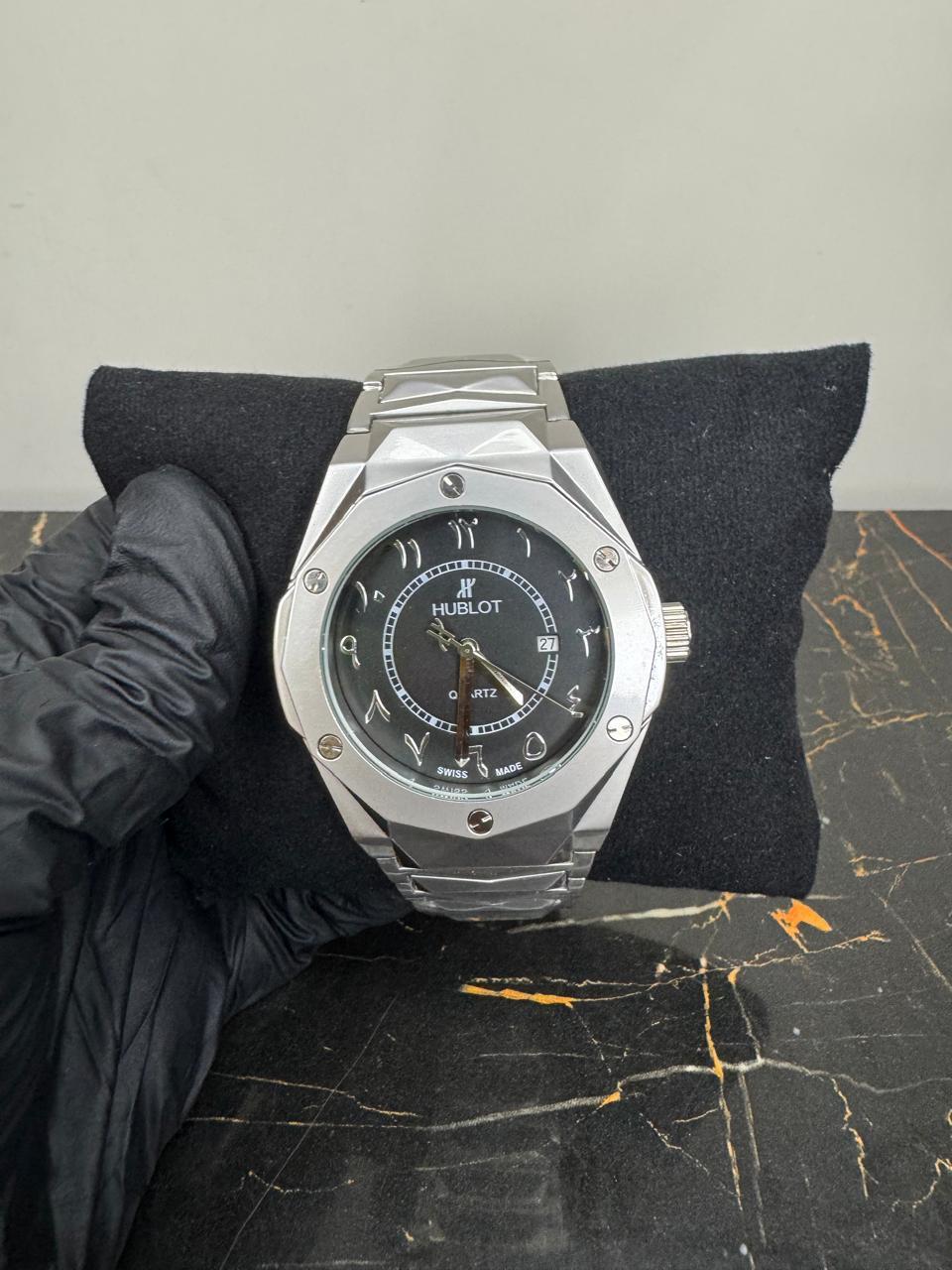 Hublot Classic Fusion - Arabic Dial Silver Tone Watch