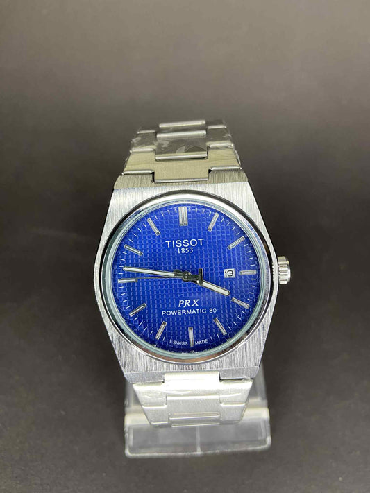 Tissot PRX Powermatic 80 - Blue Dial Stainless Steel Watch